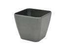 EUROPALMS Deco pot LUNA-33, rectangular, silver