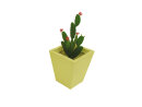 EUROPALMS Fiberglasspot, yellow, 39x45cm