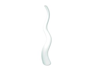 EUROPALMS Designvase WAVE-100, weiß