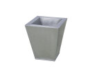 EUROPALMS Flowerpot, zinc, 25cm square