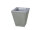 EUROPALMS Flowerpot, zinc, 25cm square