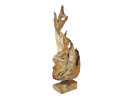 EUROPALMS Natural wood sculpture 160cm