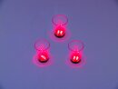 EUROPALMS LED-Glas 2cl mit Würfelspiel, rot, 3x