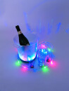 EUROPALMS LED-Glas 2cl mit Würfelspiel, rot, 3x
