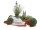 EUROPALMS Deco fabric, fine, white, 165x400cm