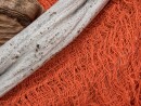 EUROPALMS Deco fabric, broad, orange, 76x500cm