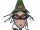 EUROPALMS Little Witch, Metal, 102cm purple