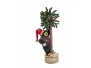 EUROPALMS Weihnachtsbär, mit Tanne, 105cm