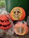 EUROPALMS Halloween Skull Pumpkin, 26cm