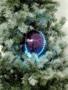 EUROPALMS LED Snowball 8cm, lila 5x