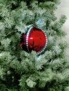 EUROPALMS LED Snowball 15cm, rot