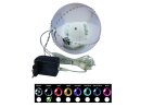 EUROPALMS LED Snowball 15cm, schwarz