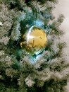EUROPALMS LED Snowball 15cm, gold