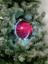 EUROPALMS LED Snowball 15cm, rosa
