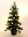 EUROPALMS Dekokugel 7cm, weiß 6x