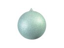 EUROPALMS Dekokugel 20cm, silber, glitzer