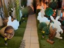EUROPALMS Silhouette Bunny, white, 56cm