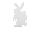 EUROPALMS Silhouette Easter Rabbit, white, 60cm