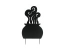 EUROPALMS Silhouette Metal Witch Pot, 83cm