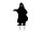 EUROPALMS Silhouette Metal Ghost, 75cm