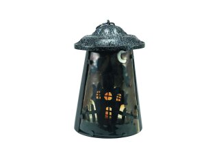 EUROPALMS Lantern Ghost House, 23cm