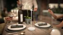 Securit® Tischlampe ANGELINA, Wasserfest IP 54, stufenlos dimmbar, mit intregierter LED und Akku, inklusive schnelllademagnetischem  USB Ladekabel. Leuchtdauer bis zu 20 Stunden    Farbe: Weiss