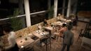Securit® table lamp GEORGINA,  Wasserfest IP 54, stufenlos dimmbar, mit intregierter LED und Akku, inklusive schnelllademagnetischem  USB Ladekabel. Leuchtdauer bis zu 20 Stunden    Farbe: Schwarz