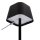 Securit® table lamp GEORGINA,  Wasserfest IP 54, stufenlos dimmbar, mit intregierter LED und Akku, inklusive schnelllademagnetischem  USB Ladekabel. Leuchtdauer bis zu 20 Stunden    Farbe: Schwarz