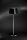 Securit® table lamp GEORGINA,  Wasserfest IP 54, stufenlos dimmbar, mit intregierter LED und Akku, inklusive schnelllademagnetischem  USB Ladekabel. Leuchtdauer bis zu 20 Stunden    Farbe: Schwarz