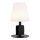 Securit® Tischlampe MICHELLE mit 3 Kreidetafel Tags mit SECURIT Kreidemarker beschreibbar -  Wasserfest IP 44, dimmbar, mit intregierter LED und Akku, inklusive schnelllade  USB Ladekabel. Leuchtdauer bis zu 20 Stunden    Farbe: Schwarz