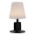 Securit® Tischlampe MICHELLE mit 3 Kreidetafel Tags mit SECURIT Kreidemarker beschreibbar -  Wasserfest IP 44, dimmbar, mit intregierter LED und Akku, inklusive schnelllade  USB Ladekabel. Leuchtdauer bis zu 20 Stunden    Farbe: Schwarz