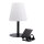 Securit® Tischlampe MICHELLE mit 3 Kreidetafel Tags mit SECURIT Kreidemarker beschreibbar -  Wasserfest IP 44, dimmbar, mit intregierter LED und Akku, inklusive schnelllade  USB Ladekabel. Leuchtdauer bis zu 20 Stunden    Farbe: Schwarz