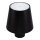 Securit® Tischlampe PARIS , Wasserfest IP 54, stufenlos dimmbar, mit intregierter LED und Akku, inklusive schnelllademagnetischem  USB Ladekabel. Anwendung für geöffnete und geschlossene Flaschen. Leuchtdauer bis zu 20 Stunden    Farbe: Schwarz