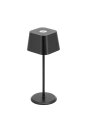 Securit® Tischlampe MALTA BLACK, Wasserfest IP 54,...