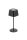 Securit® Tischlampe MALTA BLACK, Wasserfest IP 54, stufenlos dimmbar, mit intregierter LED und Akku, inklusive schnelllademagnetischem  USB Ladekabel. Leuchtdauer bis zu 20 Stunden    Farbe: Schwarz
