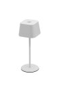 Securit® Tischlampe MALTA WHITE, Wasserfest IP 54,...