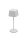 Securit® Tischlampe MALTA WHITE, Wasserfest IP 54, stufenlos dimmbar, mit intregierter LED und Akku, inklusive schnelllademagnetischem  USB Ladekabel. Leuchtdauer bis zu 20 Stunden    Farbe: Weiss