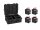 EUROLITE Set 4x AKKU UP-4 QCL Spot QuickDMX MK2 + Kunststoffcase