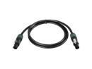 PSSO Lautsprecherkabel Speakon 4x2,5 0,5m sw