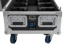 ROADINGER Flightcase 6x AKKU UP-4 QCL Spot QuickDMX MK2 mit Ladefunktion und Rollen