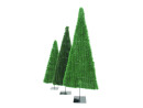 EUROPALMS Tannenbaum, flach, hellgrün, 120cm