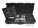 ROADINGER Kunststoffcase für 4x AKKU IP Pixel Tube 360° CRMX
