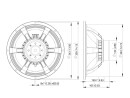 LAVOCE WAN143.0 13,5 Zoll  Subwoofer, Neodym, Alukorb
