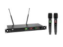 OMNITRONIC UHF-602 2-channel Wireless Mic System...
