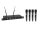 OMNITRONIC UHF-604 4-channel Wireless Mic System 520-554 MHz