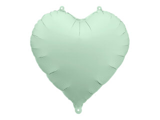 Folienballon Herz, 45cm, Grün