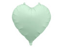 Folienballon Herz, 45cm, Grün