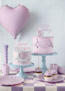 Folienballon Herz, 45cm, Lila