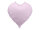 Folienballon Herz, 45cm, Lila