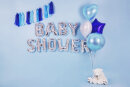 Folienballon Herz, 45cm, hellblau